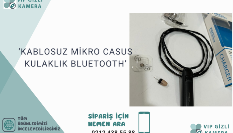 Mikro Casus Kulaklik Gizli Dinleme